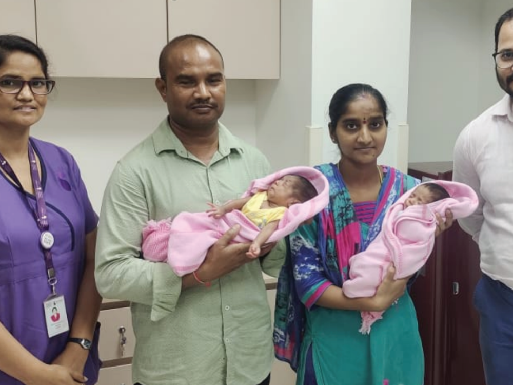 First set of Extra Mile twins from Vizag