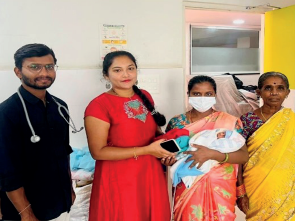 Baby who needed prolong hospital care