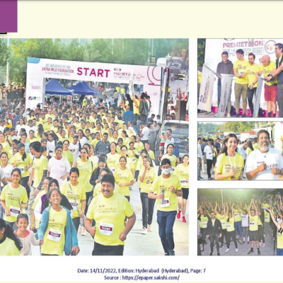 sakshi Hyderabad the extramile foundation